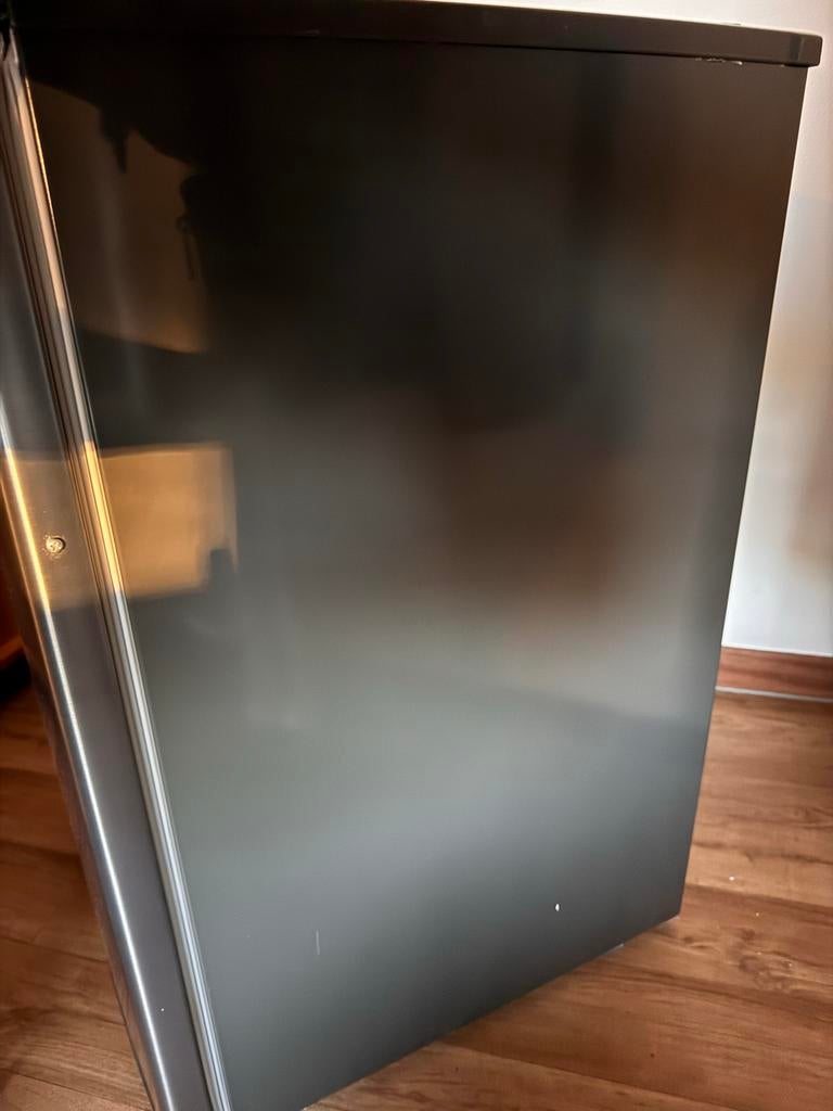 Candy tafelmodel koelkast - Brons/Grijs, Ophalen, Gebruikt, Minder dan 75 liter, Met vriesvak