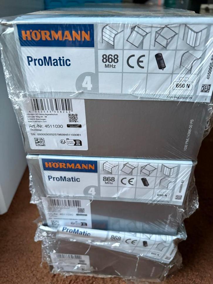 Hörmann Promatic 4 Garagedeur Motor met MRail  LAATSTE!, Doe-het-zelf en Verbouw, Deuren en Horren, Nieuw, Garagedeur, 215 cm of meer