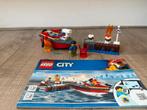 Lego City Brandweerboot 60213 met instructieboekje, Ophalen of Verzenden, Zo goed als nieuw, Complete set, Lego