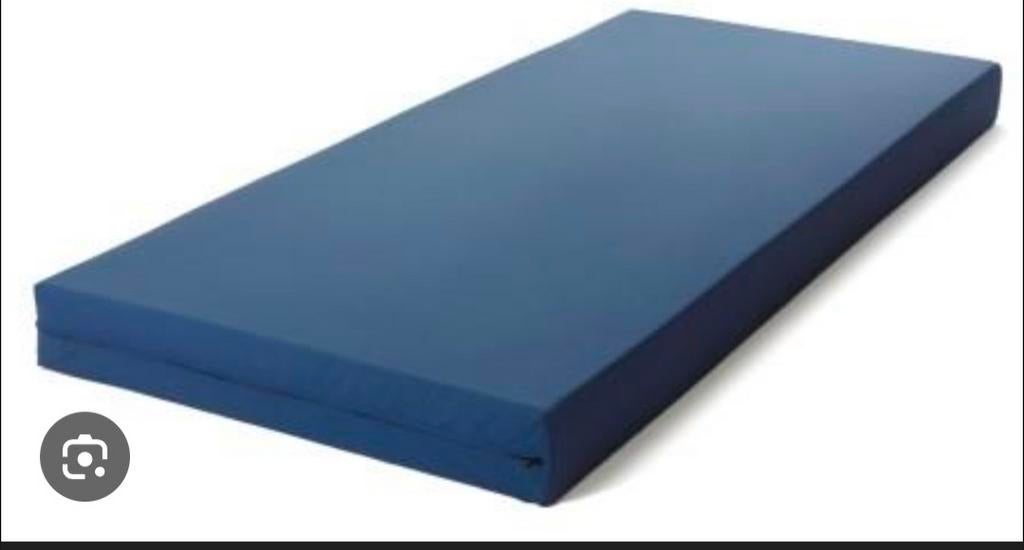 Blauw matras 82 x 192 x 14 cm, Ophalen