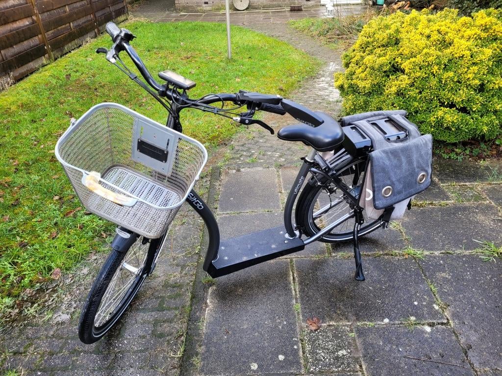 Nieuwe SitGo elektrische loopfiets met mand en tassen, Ophalen, Nieuw, SitGo
