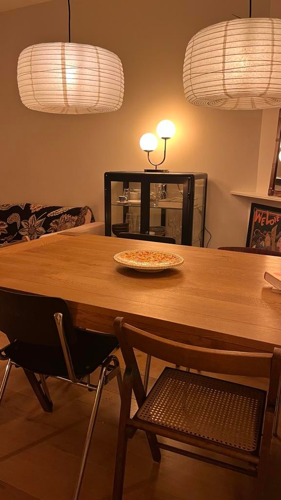 Uitschuifbare eettafel Henders & Hazel (160-200x100cm), Huis en Inrichting, Ophalen, Gebruikt, 100 tot 150 cm, Vijf personen of meer