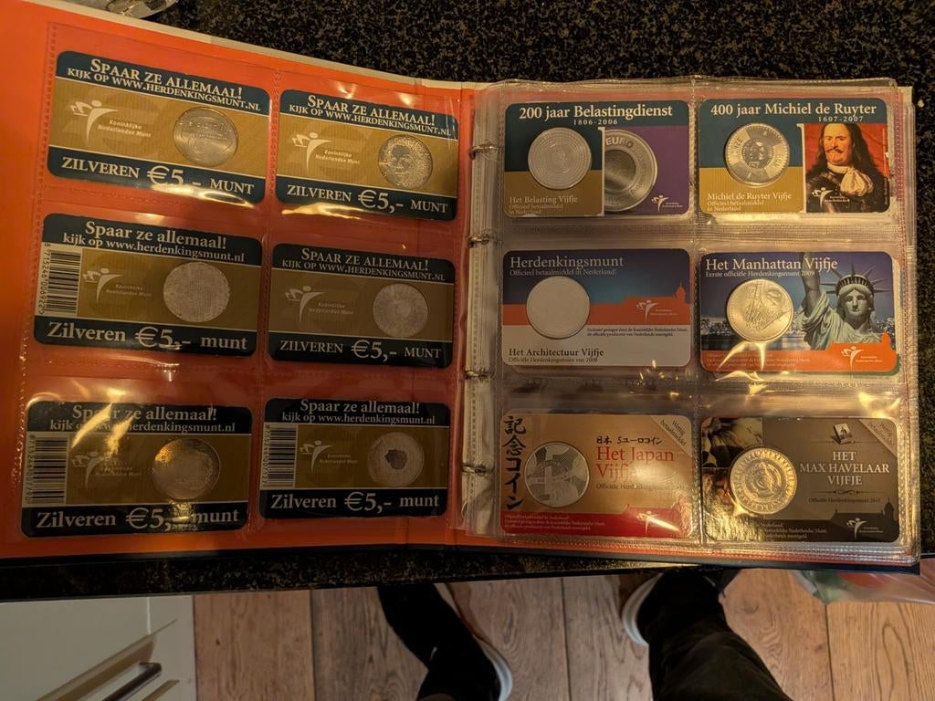 Verzameling Koninklijke Nederlandse Munt uitgiften, Postzegels en Munten, Ophalen of Verzenden