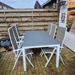Goede staat tuinset tafel+6 stoelen, Ophalen, Gebruikt, 6 zitplaatsen, Tuinset