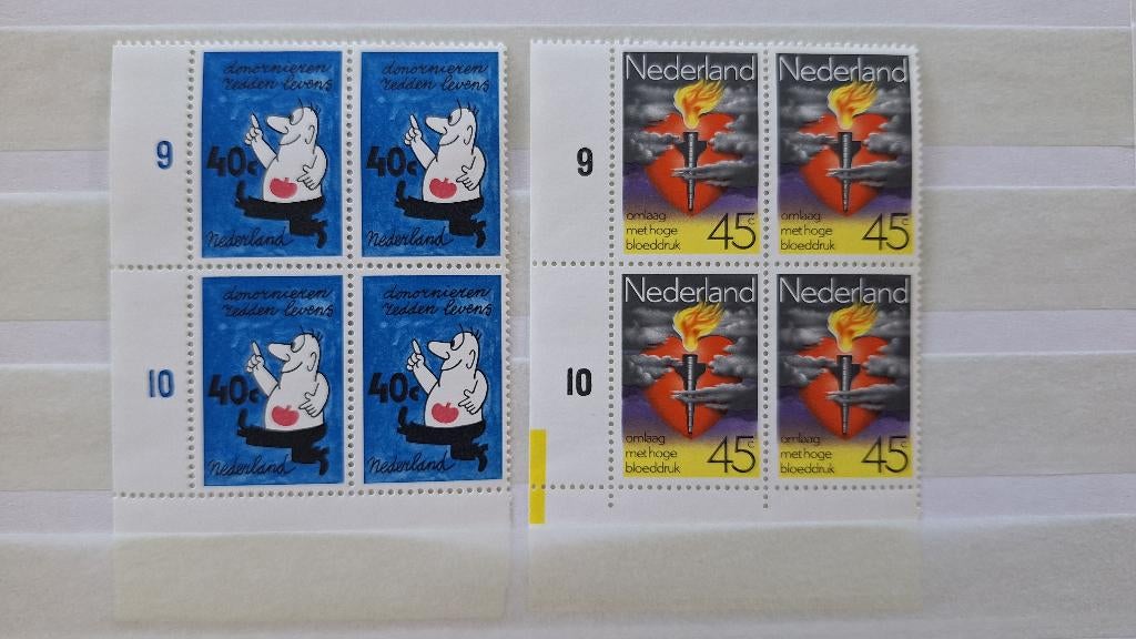 1978 Rode Kruis NVPH 1161-1162 Postfris, Ophalen of Verzenden, Na 1940, Postfris