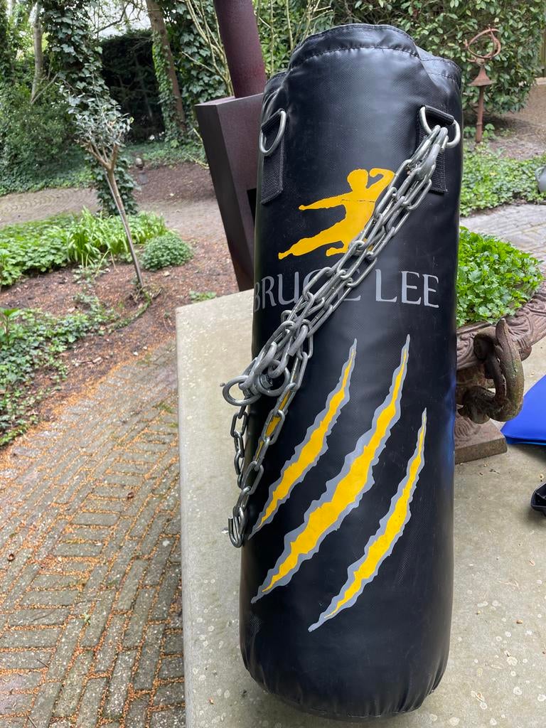 Bokszak Bruce Lee, Sport en Fitness, Vechtsporten en Zelfverdediging, Overige, Ophalen of Verzenden, Zo goed als nieuw, Vechtsportmateriaal