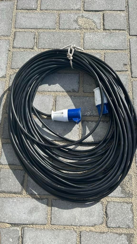 Neopreen kabel 40m voor caravan of camper, Doe-het-zelf en Verbouw, Elektra en Kabels, Ophalen, Gebruikt, Kabel of Snoer