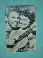 1) Zwart-wit ansichtkaart Conny Froboess / Peter Kaus, Verzamelen, Ophalen of Verzenden, 1960 tot 1980, Gelopen, Sterren en Beroemdheden