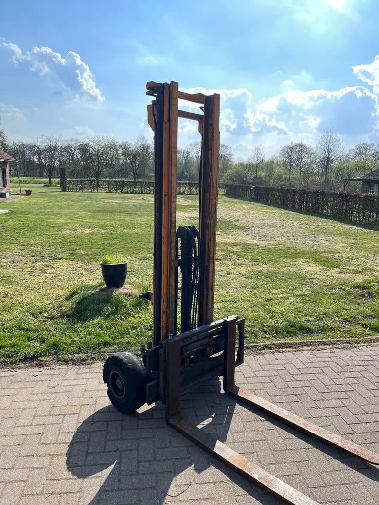 Hefmast op onderstel, vrije heffing, sideshift., Ophalen