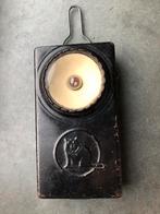 Oude zaklamp van het merk De Witte Kat - in werkende staat., Ophalen of Verzenden, Batterij