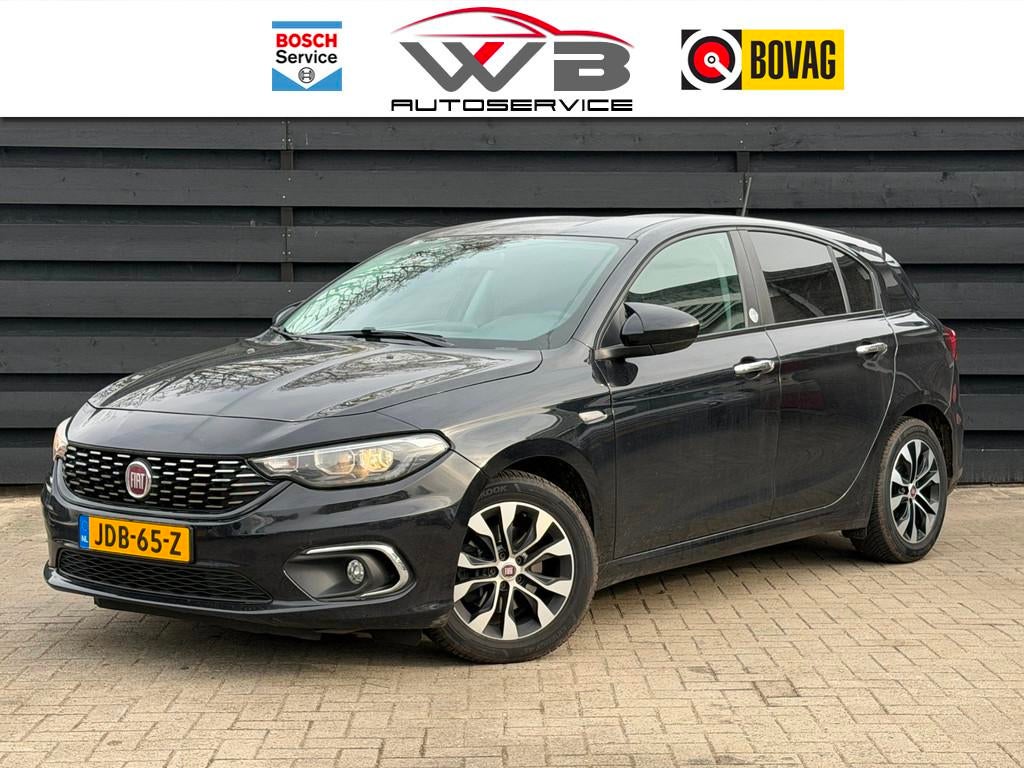 Fiat Tipo 1.4 Street Camera I Navigatie I Cruise I DAB, Voorwielaandrijving, Stof, Gebruikt, Zwart
