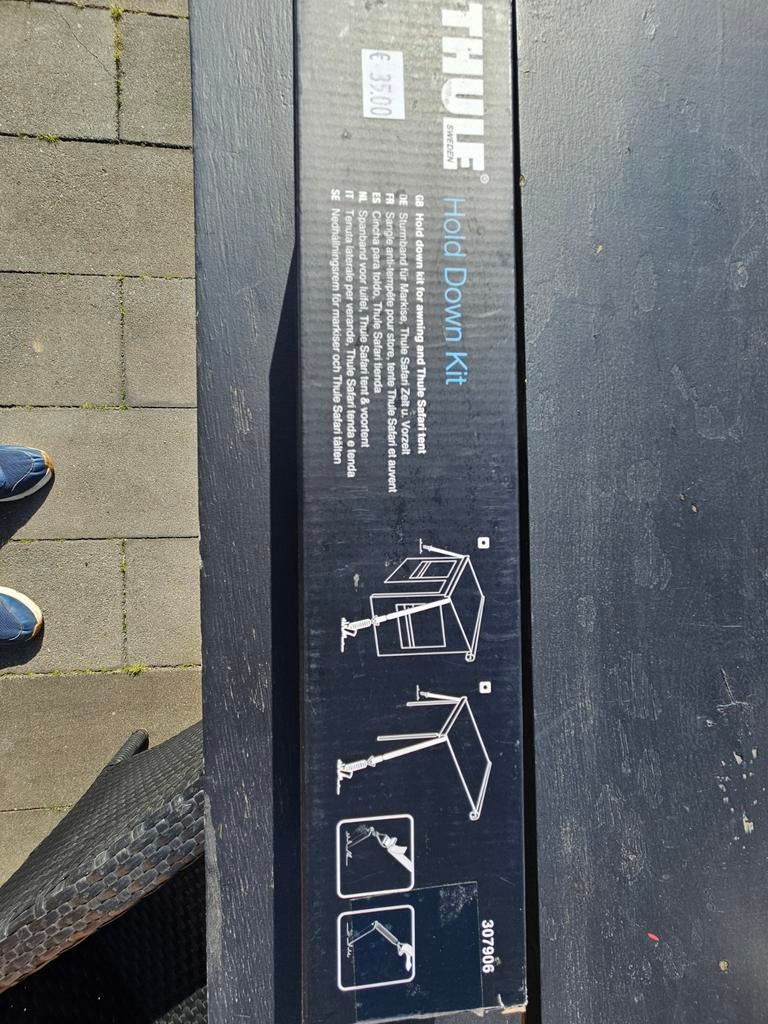 Thule Stormbanden / Hold Down Kit - Nieuw in doos, Caravans en Kamperen, Ophalen, Nieuw