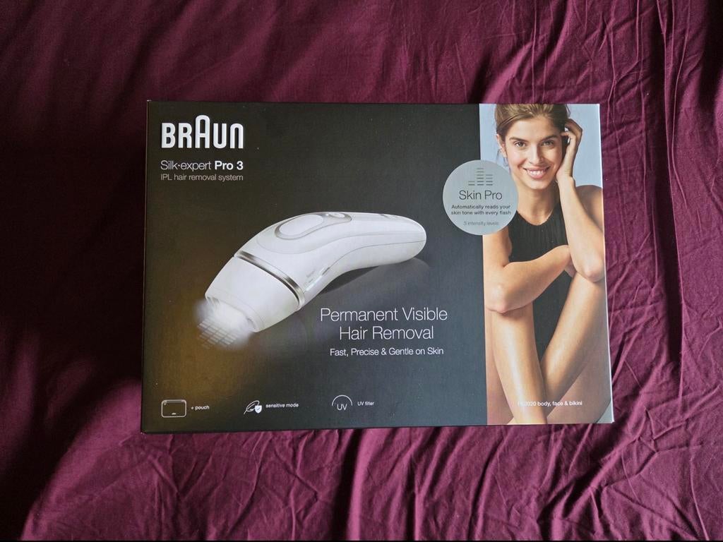 Braun Silk-expert Pro 3, Witgoed en Apparatuur, Persoonlijke-verzorgingsapparatuur, Ophalen of Verzenden, Nieuw, Scheren en Epileren