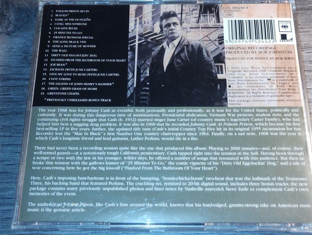 Johnny Cash - At Folsom prison, Ophalen of Verzenden, Zo goed als nieuw