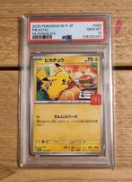Pikachu "Burgerchu" McDonalds PSA 10 (M-P 020), Ophalen of Verzenden, Zo goed als nieuw, Losse kaart