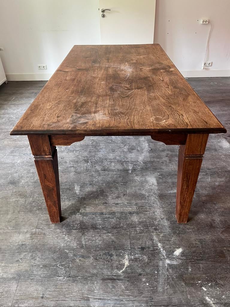 Mooie grote tafel 210 x 105, Huis en Inrichting, Tafels | Eettafels, Ophalen, 100 tot 150 cm, 200 cm of meer, Zo goed als nieuw