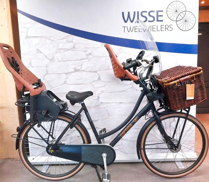 Complete nieuwe moederfiets Cortina met zitjes e.d., Fietsen en Brommers, Fietsen | Dames | Moederfietsen, Nieuw, Overige merken
