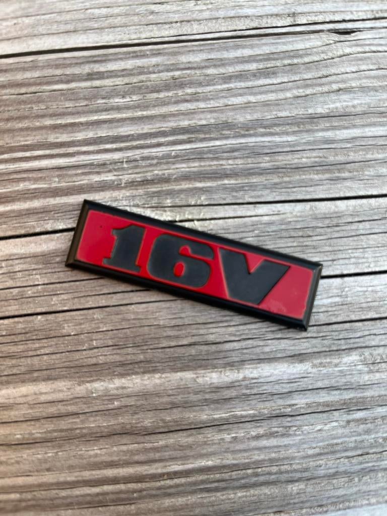 Golf Mk2 GTI 16v logo - Origineel embleem, Ophalen of Verzenden, Gebruikt, Volkswagen