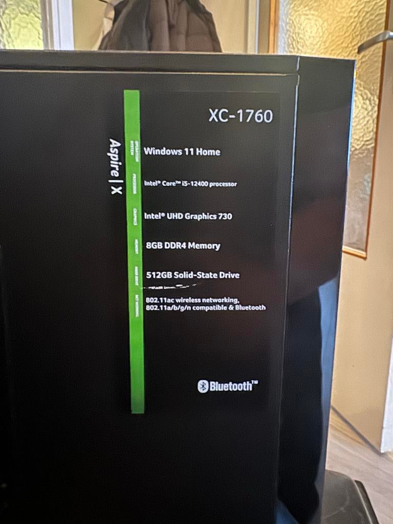 Acer Aspire Desktop XC-1760 PC Intel i5 8GB RAM 512GB SSD, Computers en Software, 8 GB, Ophalen of Verzenden, Zo goed als nieuw