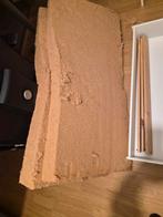 Gratis houtwol isolatieplaten/dekens (2 stuks), Ophalen, 4 tot 8 cm, Minder dan 5 m²