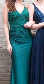 Prachtige Galajurk van Eva & Lola maat S groen met kruisband, Kleding | Dames, Gelegenheidskleding, Galajurk, Ophalen of Verzenden