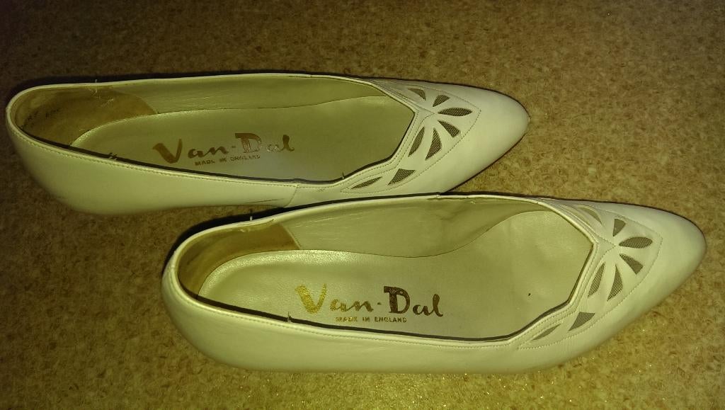 Bruidsschoenen (Wit; Mt 40 / 6½), Ophalen, Zo goed als nieuw, Wit, Accessoires