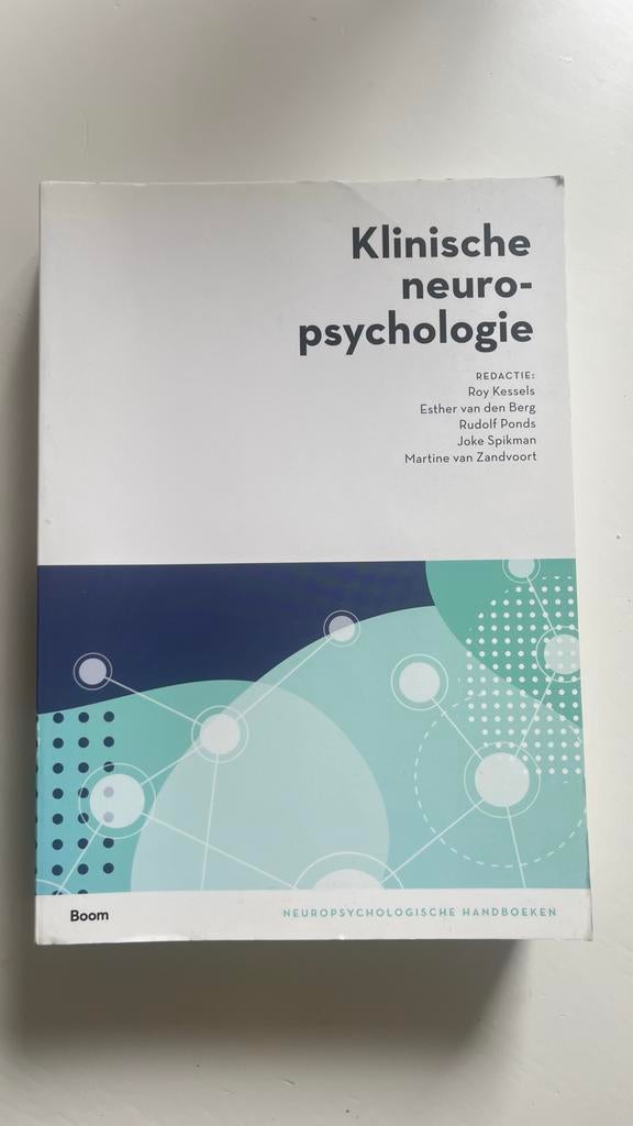 Klinische neuropsychologie, Boeken, Studieboeken en Cursussen, Ophalen of Verzenden, Gamma, Nieuw, WO
