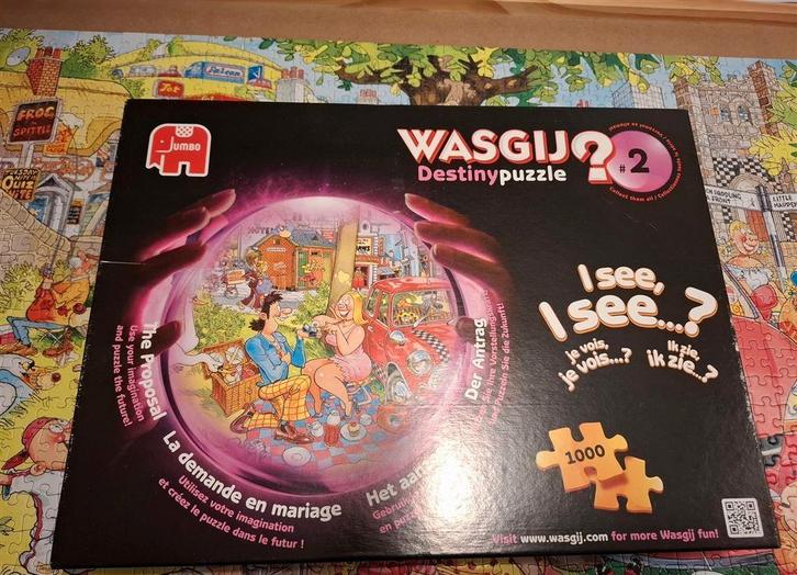 Wasgij Destiny 2, nr. 81204, Het aanzoek, Jumbo, Hobby en Vrije tijd, Denksport en Puzzels, Zo goed als nieuw, Legpuzzel, 500 t/m 1500 stukjes