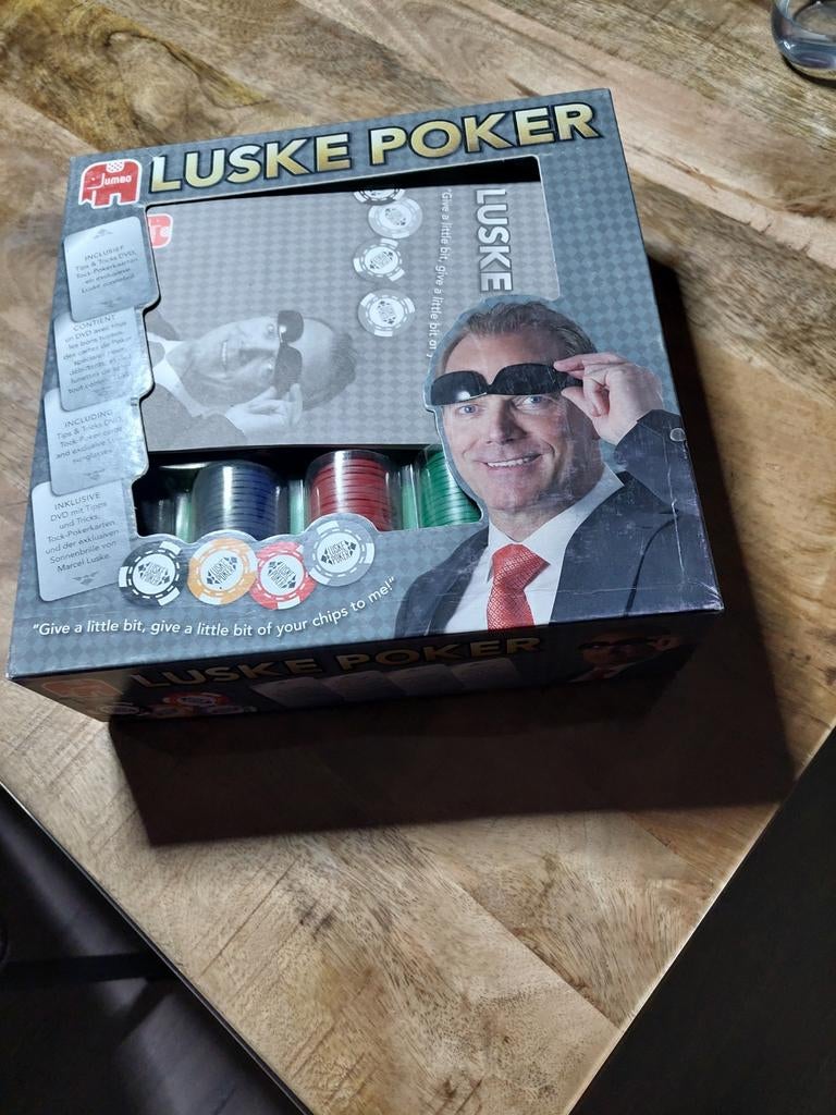 Luske poker, Hobby en Vrije tijd, Gezelschapsspellen | Kaartspellen, Ophalen of Verzenden
