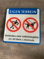 Verboden parkeren bord. 3 stuks beschikbaar. Prijs per stuk., Ophalen of Verzenden, Gebruikt