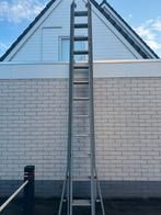 Dirks glazenwasser ladder 3x10. 35cm opstap, Gebruikt, Ophalen of Verzenden, Ladder, Opvouwbaar of Inschuifbaar