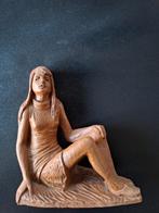 Beeld Zittende Vrouw - Gebr. Paridon 1905/1920, Ophalen of Verzenden