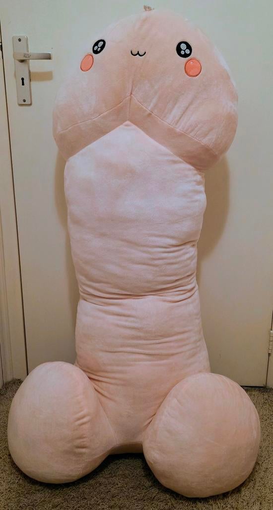 XXL Knuffel Piemeltje - 1.3 Meter Lang, Ophalen of Verzenden, Zo goed als nieuw, Overige typen