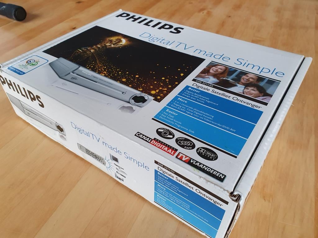Digitale satelliet ontvanger, Ophalen, Nieuw, Philips