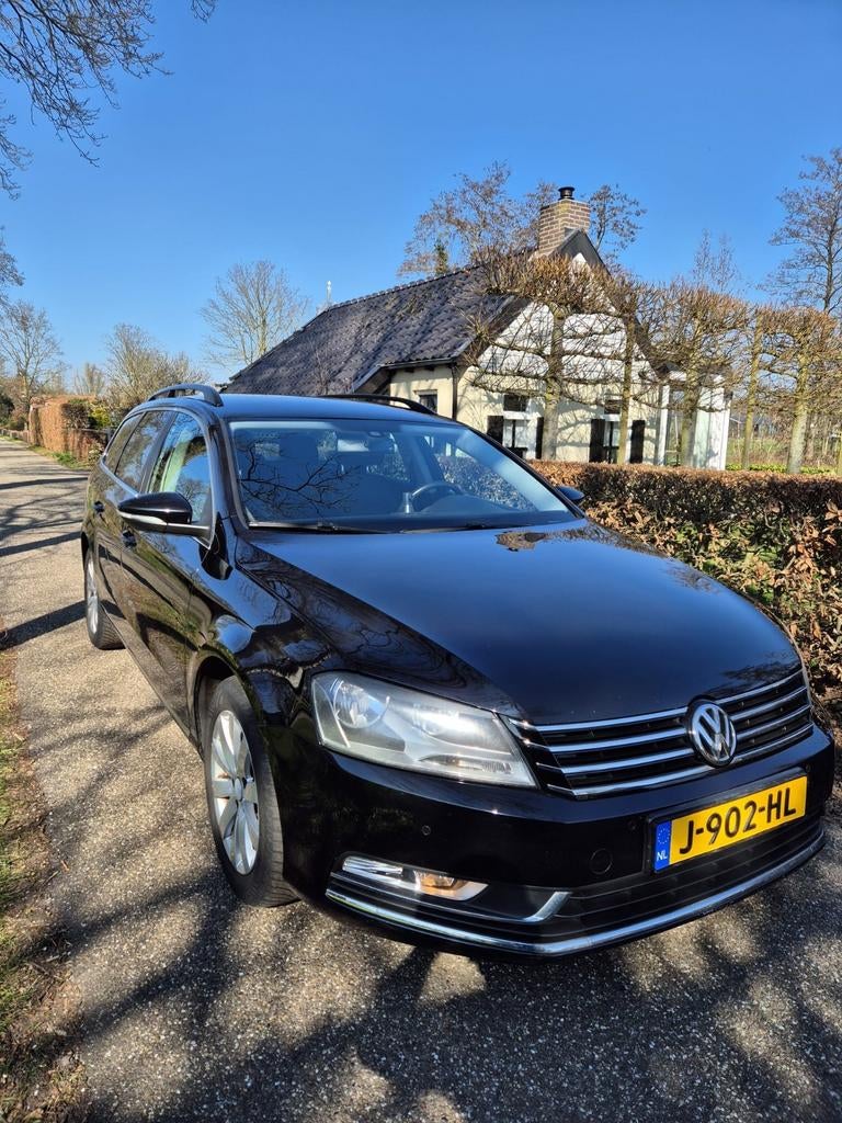 Volkswagen passat variant 1.4 DSG automaat, Auto's, Navigatiesysteem, Stof, Zwart, Zwart
