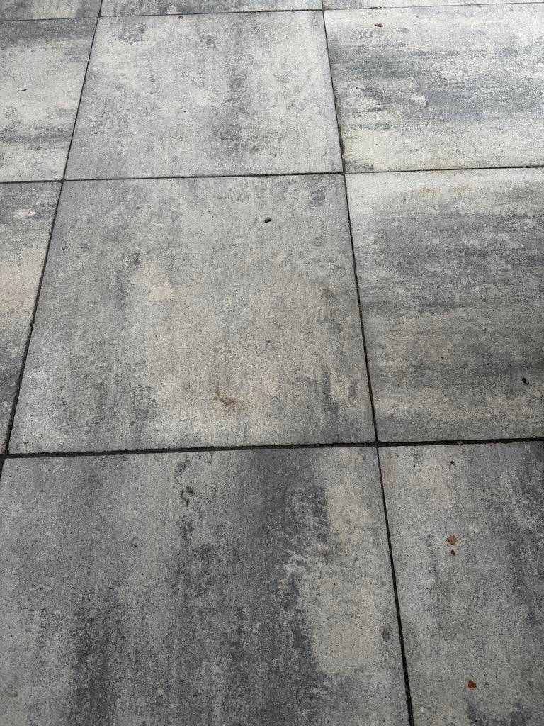Betonnen terrastegels 60x60x4 cm, ca. 55m2, GRATIS afhalen, Ophalen, Gebruikt, 10 m² of meer, Beton