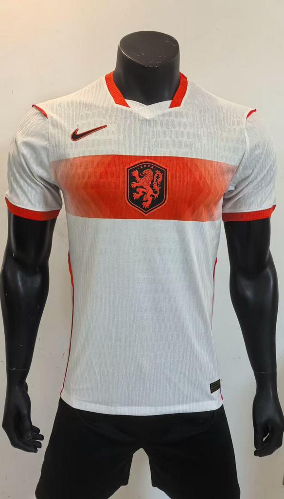 Nederlands Elftal Uitshirt Spelersversie KNVB Alle Maten, Kleding | Heren, T-shirts, Wit, Nieuw, Overige maten, Ophalen of Verzenden