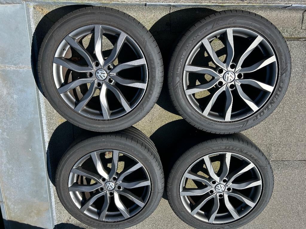Set lichtmetalen velgen/banden, Auto-onderdelen, Banden en Velgen, Gebruikt, 275 mm, 21 inch, Band(en)
