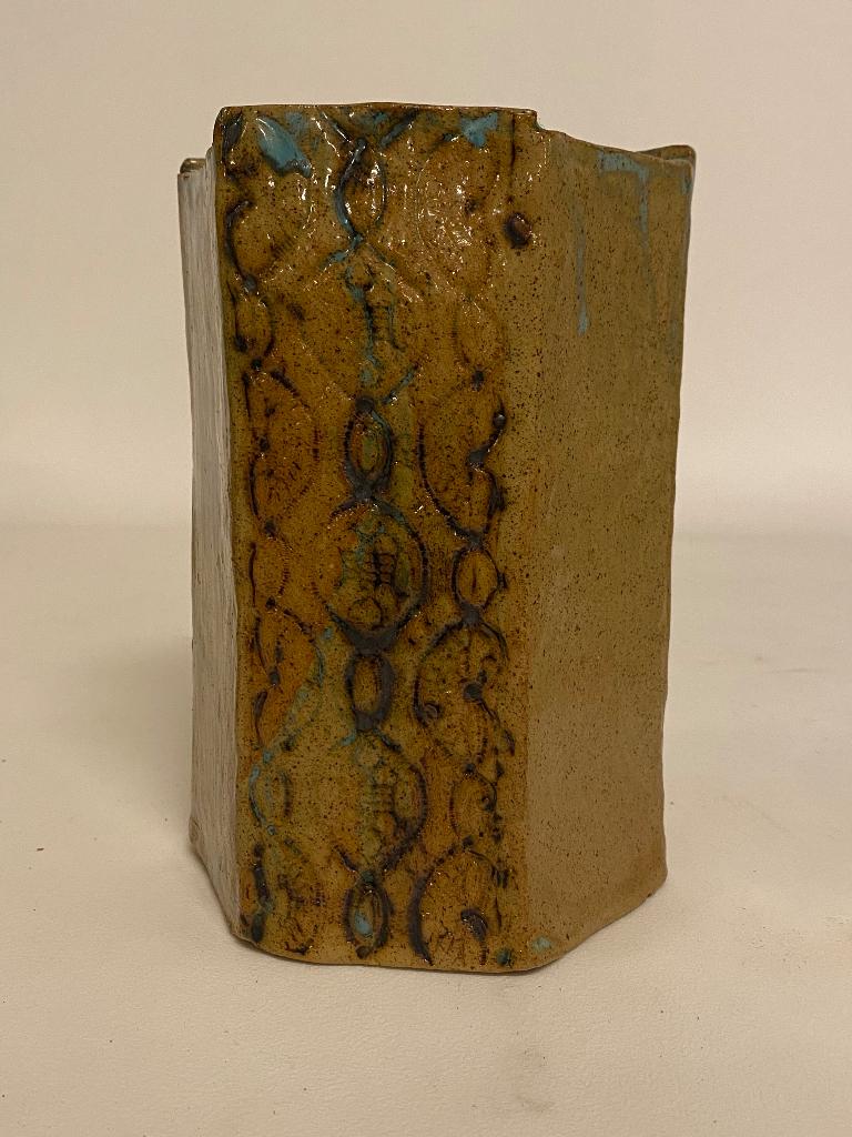 Keramiek vaas gesigneerd Lucie, Antiek en Kunst, Ophalen of Verzenden