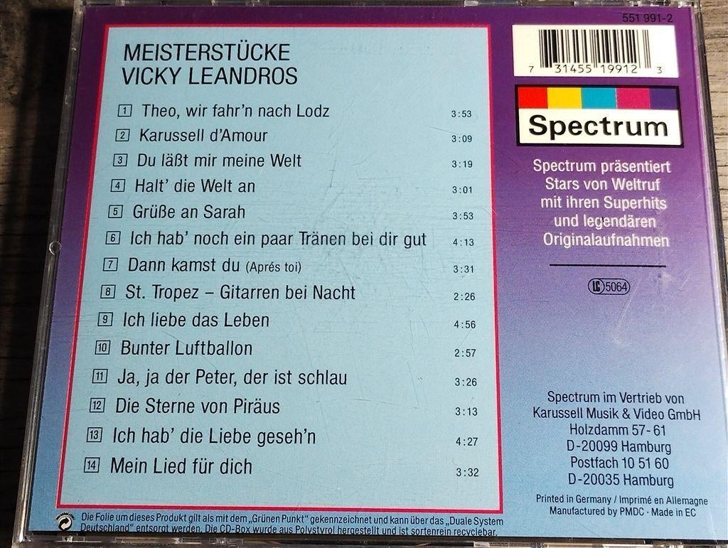 Vicky Leandros – Meisterstücke, Ophalen of Verzenden, Zo goed als nieuw, Aziatisch