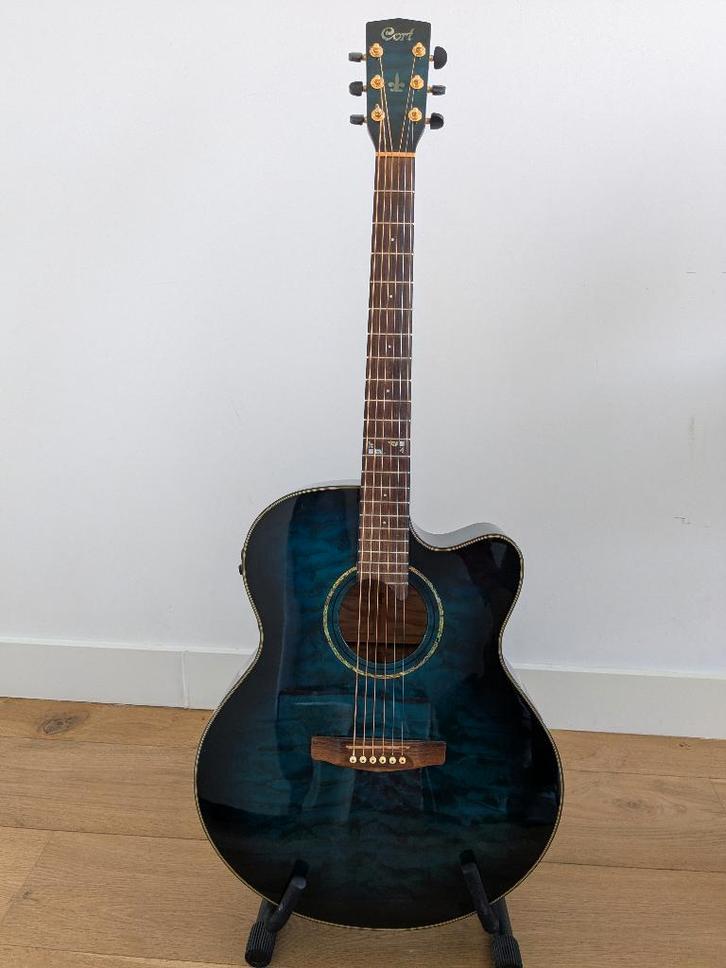 Cort CJ-7X, Muziek en Instrumenten, Snaarinstrumenten | Gitaren | Bas, Gebruikt, Akoestisch, 6-snarig, Ophalen