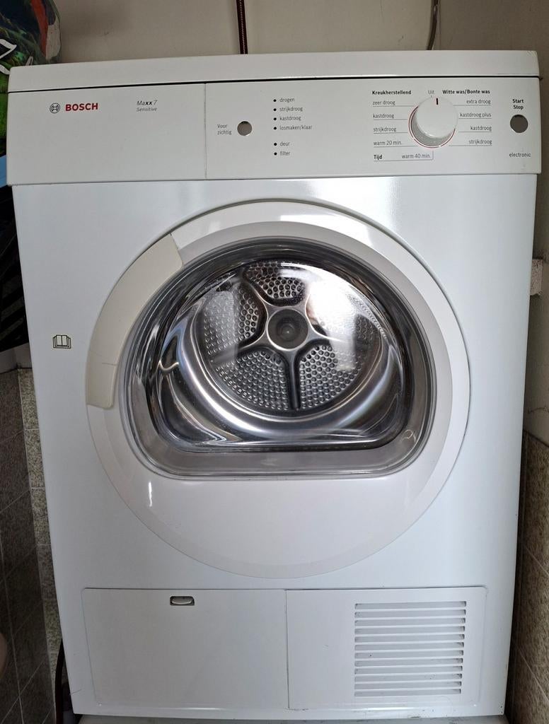 Bosch Maxx 7 droger, 6 tot 8 kg, Gebruikt, Luchtafvoer, Ophalen of Verzenden