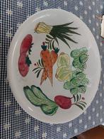 Vintage schaal met groentemotief, Antiek en Kunst, Ophalen of Verzenden