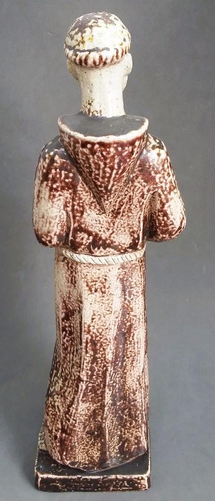 Omstreeks 1940 Beesel Terraco Draak Heilige Beeld Sculptuur, Antiek en Kunst, Ophalen of Verzenden