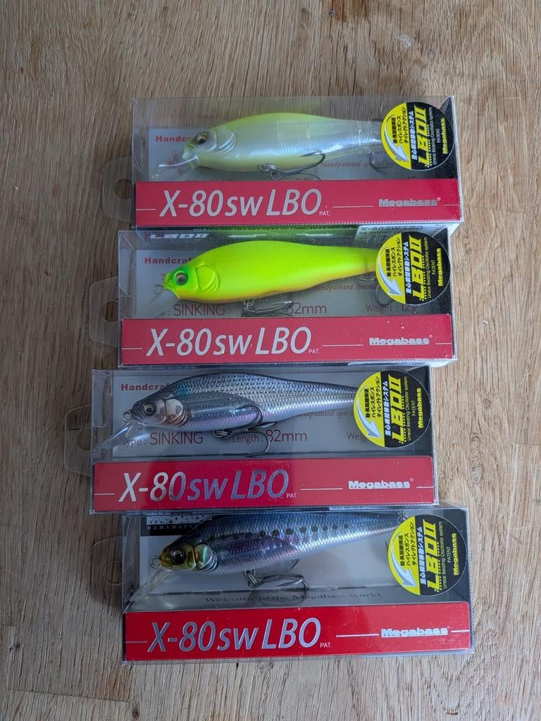 Megabass X-80sw LBO kunstaas, Ophalen of Verzenden, Nieuw
