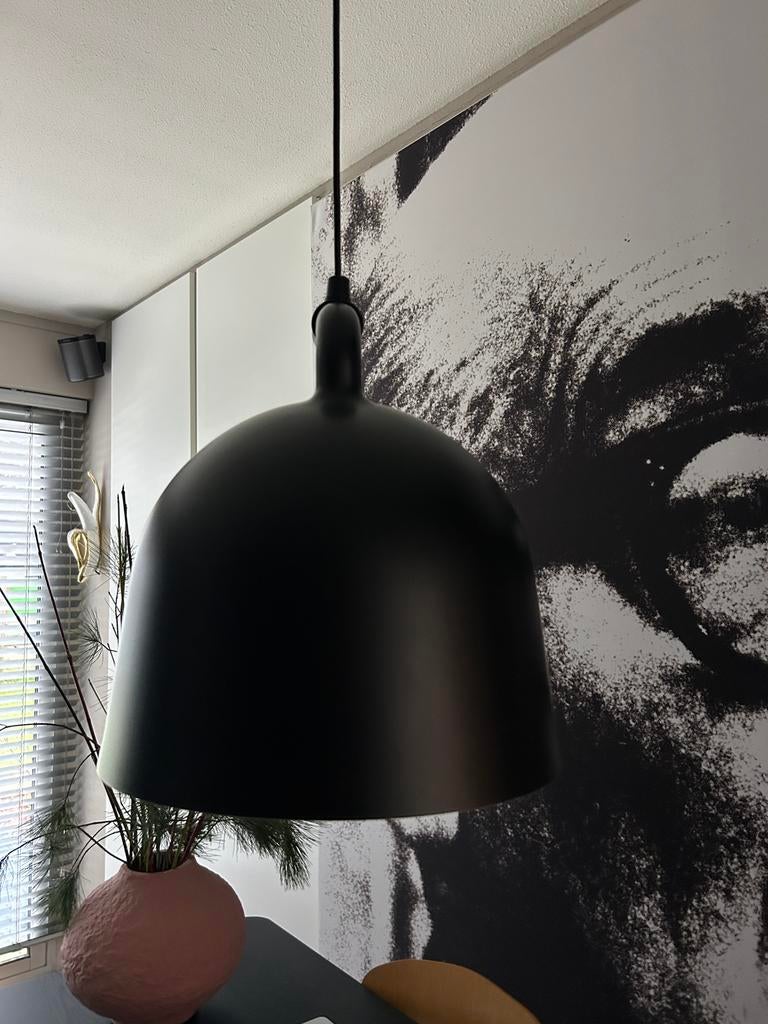 Norman Copenhagen Bell Lamp Small Zwart, Ophalen, Zo goed als nieuw, Metaal, Minder dan 50 cm