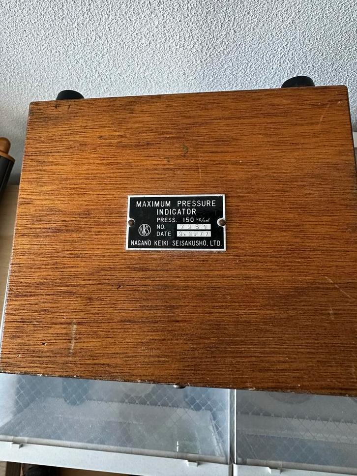 Compressie/verbrandingsdrukmeter scheepsdieselmotoren, Doe-het-zelf en Verbouw, Meetapparatuur, Zo goed als nieuw, Druk, Ophalen