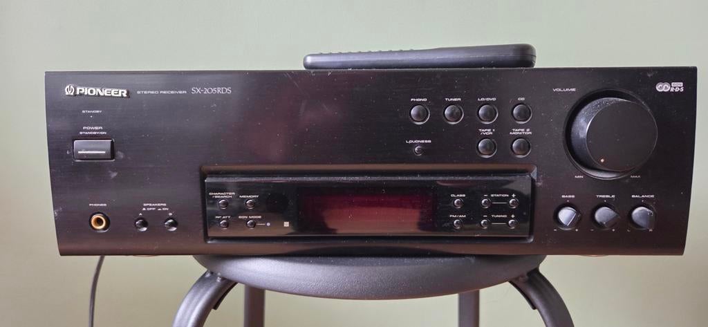 Pioneer SX-205RDS Stereo Receiver - Goede Staat, Audio, Tv en Foto, Versterkers en Receivers, Ophalen, Gebruikt, Pioneer, Minder dan 60 watt