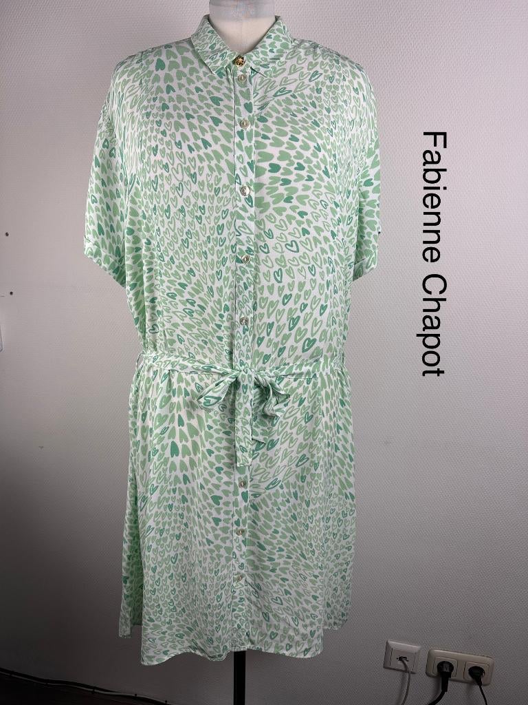 Fabienne Chapot Jurk  (mt: 42) 21,4/9621, Blauw, Maat 42/44 (L), Ophalen of Verzenden, Zo goed als nieuw