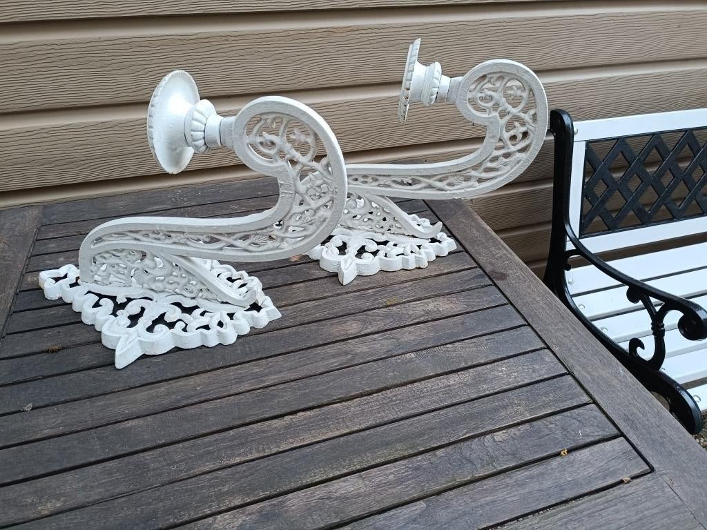 gietijzeren kandelaars, Ophalen, Overige materialen